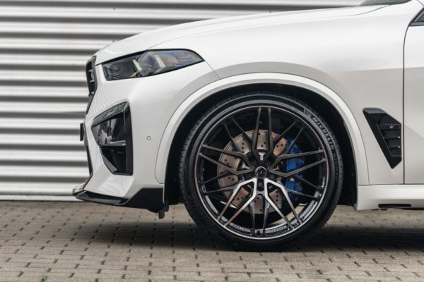 BMW X5M F95 LCI, 2024, dÄHLer tuning, exhaust system, forged wheels, lowering springs, engine tune, carbon front lip, splitter, valve controller, dahler attc, pedal bmw, carbon front lip, splitter, spoiler