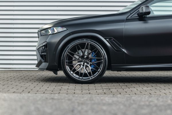 BMW X6M F96 LCI, 2024, dÄHLer tuning, exhaust system, forged wheels, lowering springs, engine tune, carbon front lip, splitter, valve controller, dahler attc, pedal bmw, carbon front lip, splitter, spoiler