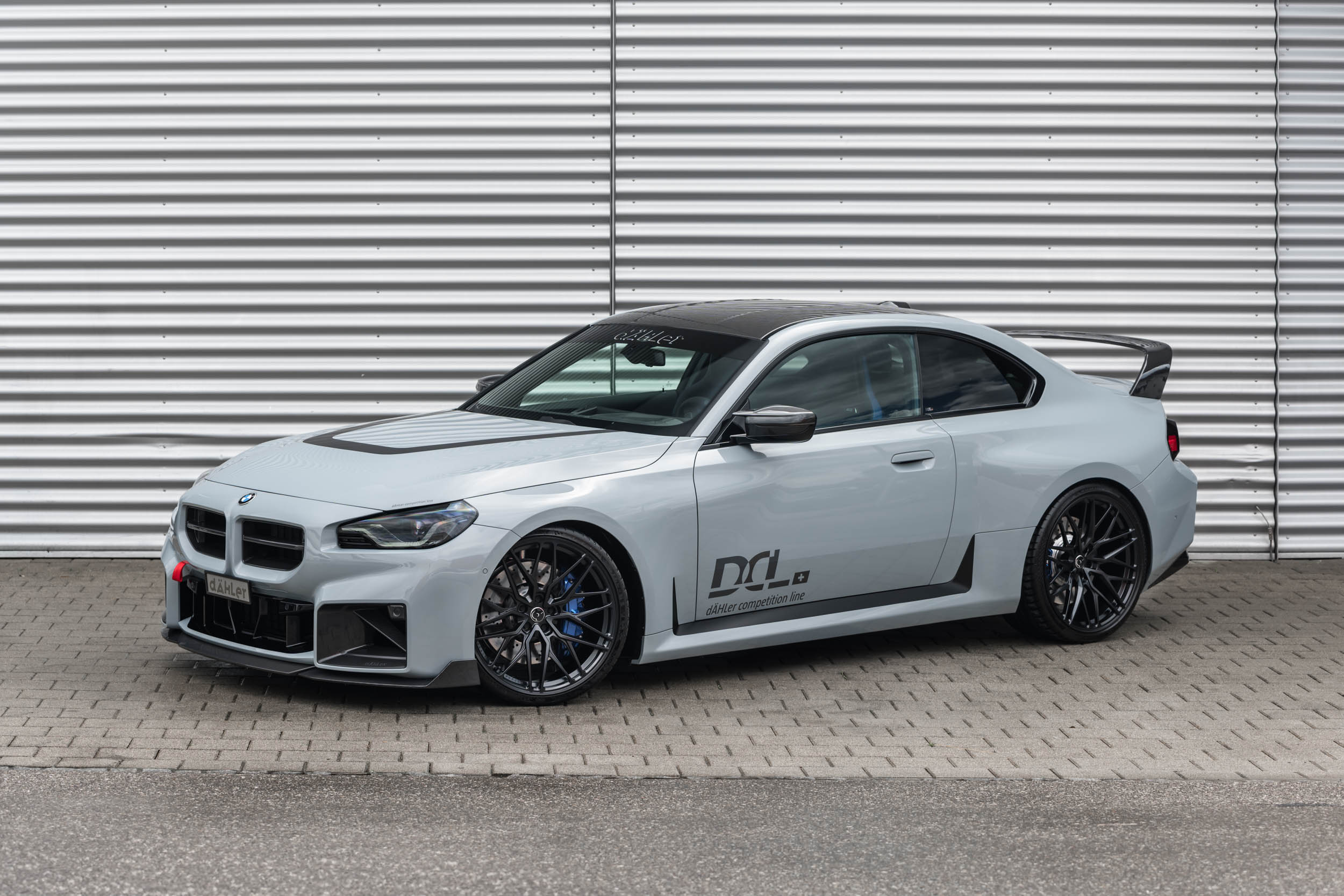 BMW 2 series M2 G87 3 piece dAHLer carbon front lip, forged wheels, exhaust system, engine tune, valve controller